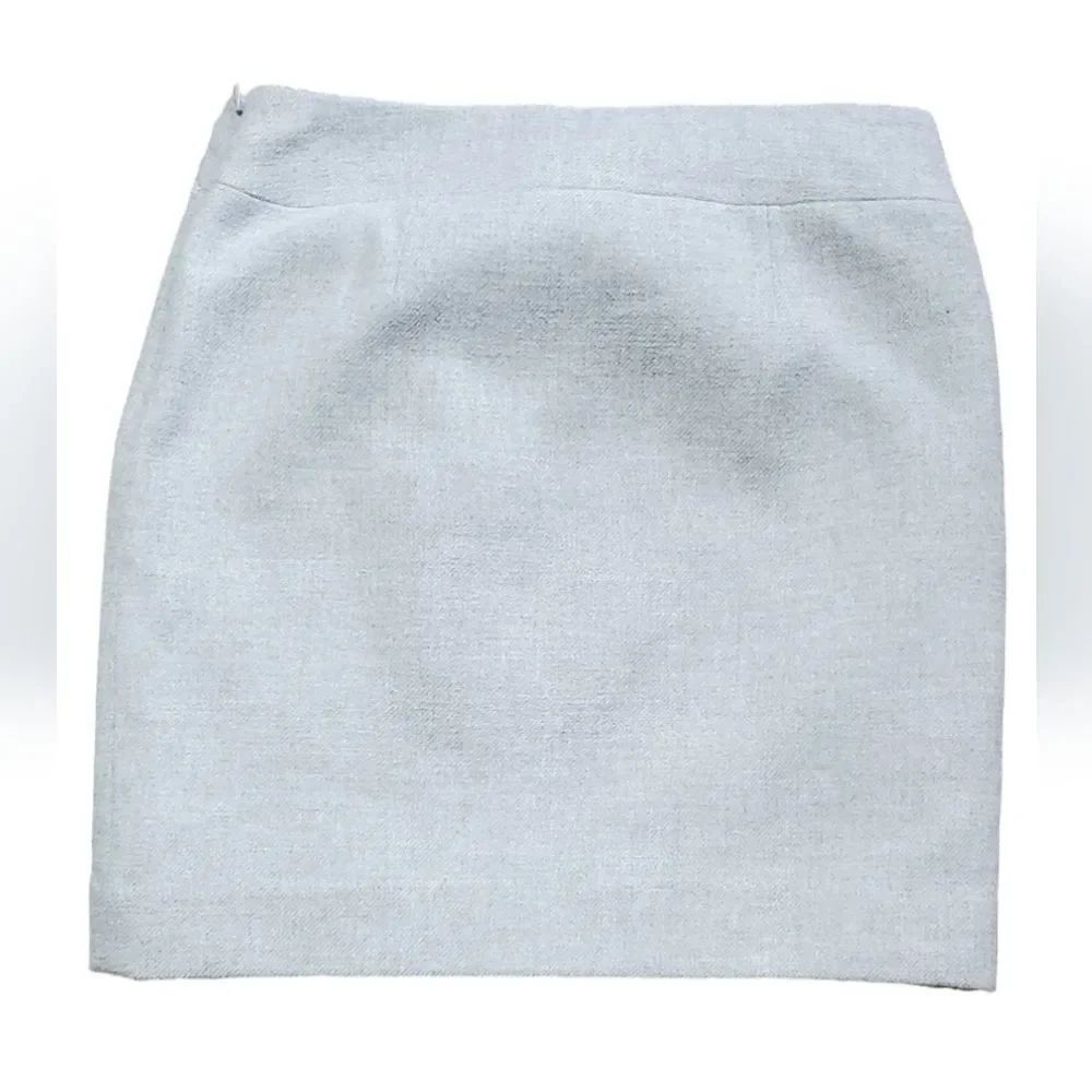 White House Black Market Gray Knit Skirt